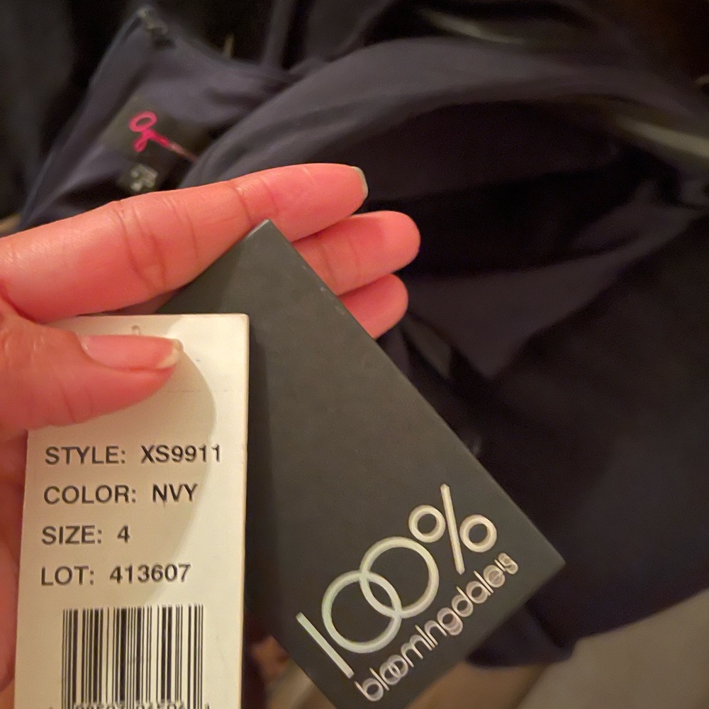 Agua long gown dress from Bloomingdales (Navy) - Picture 11 of 12